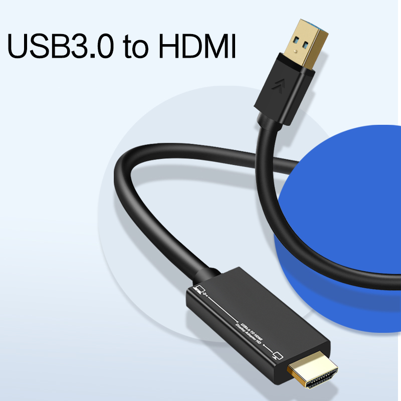 AJIUYU USB3.0 HDMI ̺ USB 3.0 HDMI ȯ  Ƽ Ʈ PC  1.8m HD 1080P    ̺